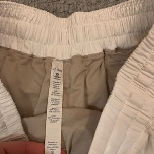 Hotty Toddy Short white lulu lemon shorts